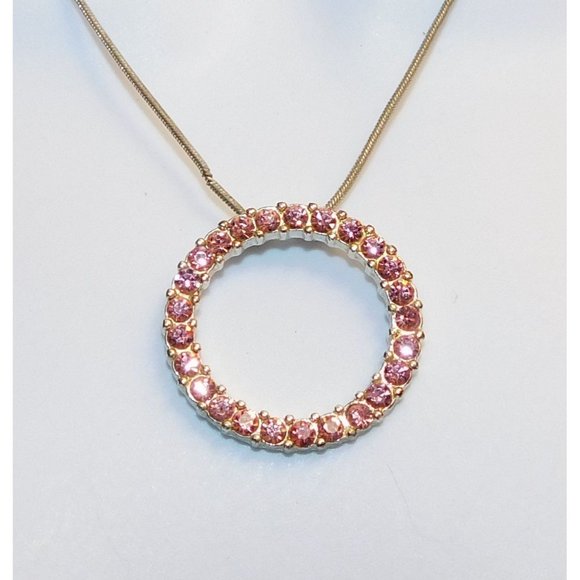 Jewelry - Pink Open Circle Necklace